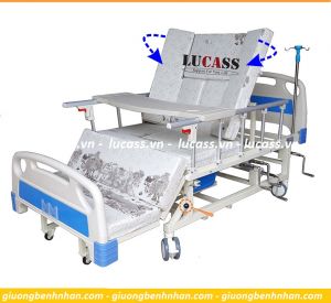 Giường bệnh nhân tay quay 14 chức năng Lucass GB-C41
